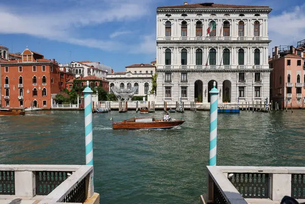 Wenecja Włochy Września 2022 Renesansowy Palazzo Corner Della Granda Nad — Zdjęcie stockowe