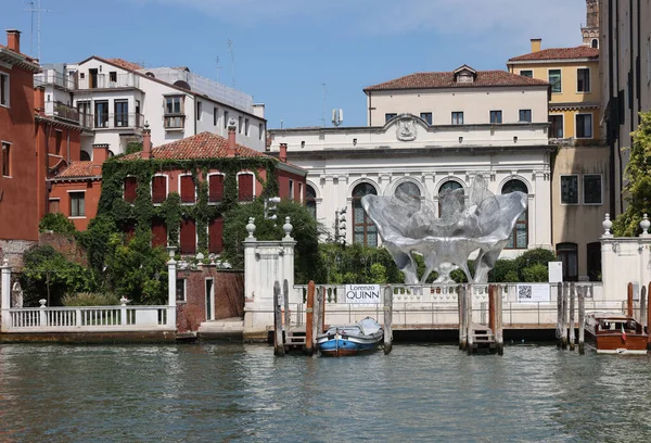 Venetië Italië September 2022 Ponte Della Canonica Venetië Italië — Stockfoto