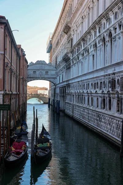 Venise Italie Septembre 2022 Vue Brdige Des Soupirs Ponte Dei — Photo