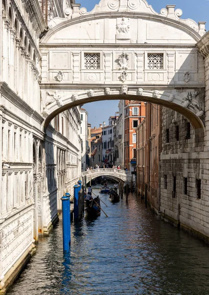 Venedig Italien September 2022 Utsikt Över Floden Brdige Ponte Dei — Stockfoto