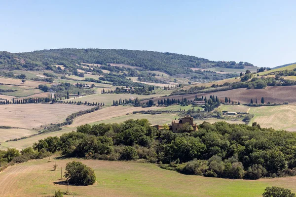 Paysage Rural Près Pienza Toscane Italie — Photo