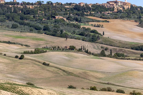 Paesaggio Rurale Vicino Pienza Toscana Italia — Foto Stock