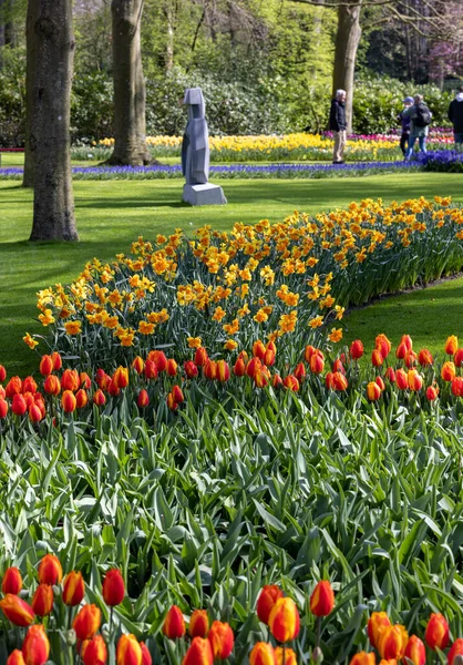 2023年4月18日 オランダ リススのケケンホフ庭園を訪れる — ストック写真