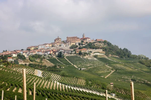 Weinberge Der Langhe Der Nähe Von Morra Unesco Welterbe Piemont — Stockfoto