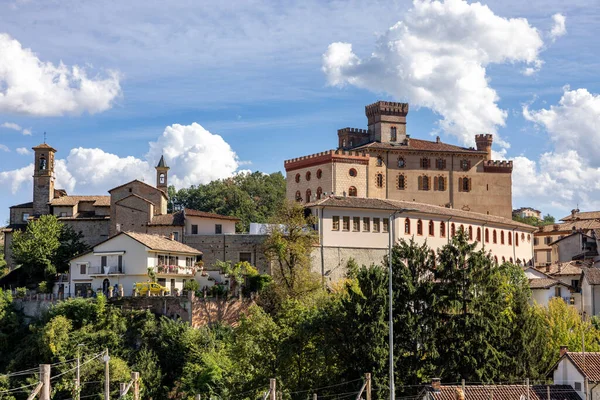 Town Barolo Falletti Castle Langhe Region Piedmont Italy — Stockfoto