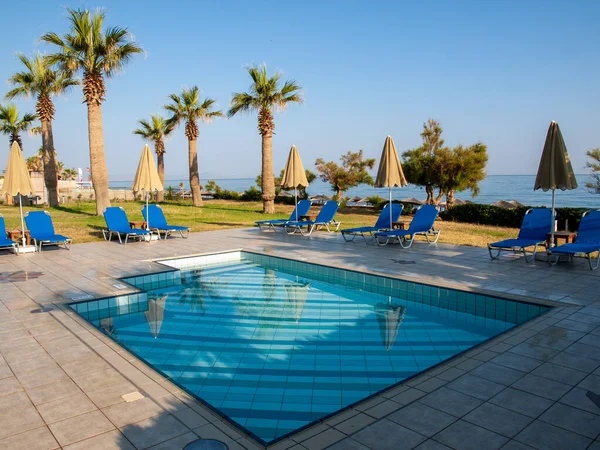 Rethymnon Creta Grecia Giugno 2022 Piscina Bambini Hotel Rethymnon Creta — Foto Stock