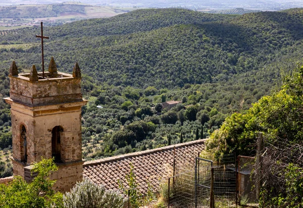 Montemassi Uma Vila Fortificada Província Grosseto Toscana Itália — Fotografia de Stock