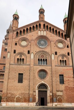 Cremona Katedrali veya Santa Maria Assunta Katedrali, Lombardy, İtalya.