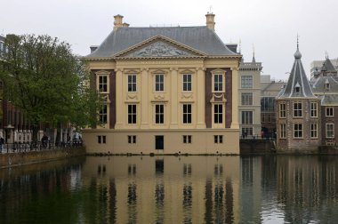Lahey, Hollanda - 17 Nisan 2023: Lahey 'deki Moritshuis Müzesi binası, Hollanda 