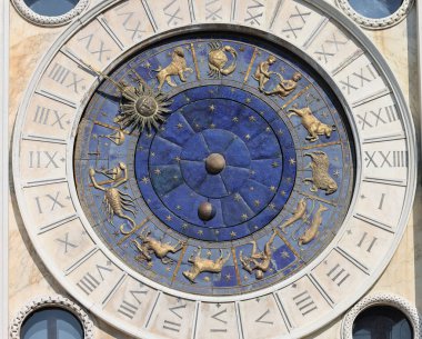 Torre dell Orologio - Venedik, İtalya 'daki St Mark' s saat kulesi