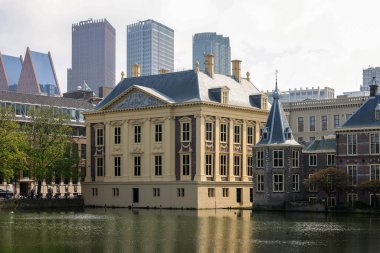 Lahey, Hollanda - 17 Nisan 2023: Lahey 'deki Moritshuis Müzesi binası, Hollanda 