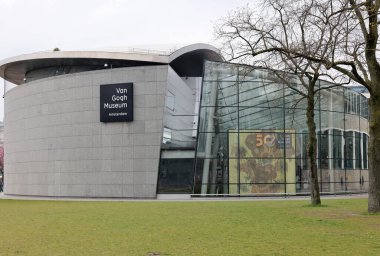  Amsterdam, Hollanda - 21 Nisan 2023: Amsterdam, Hollanda 'daki Van Gogh Müzesi