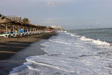 Torremolinos, İspanya - 15 Eylül 2023: Torremolinos, Malaga, Costa del Sol, İspanya