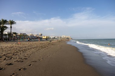 Torremolinos, İspanya - 15 Eylül 2023: Torremolinos, Malaga, Costa del Sol, İspanya