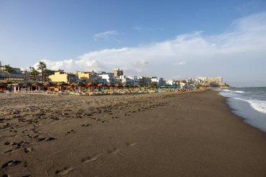 Torremolinos, İspanya - 15 Eylül 2023: Torremolinos, Malaga, Costa del Sol, İspanya