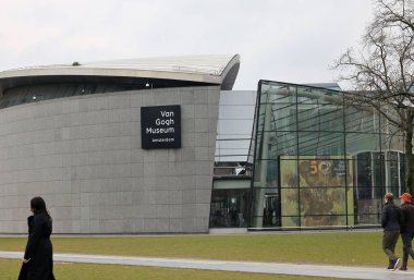  Amsterdam, Hollanda - 21 Nisan 2023: Amsterdam, Hollanda 'daki Van Gogh Müzesi