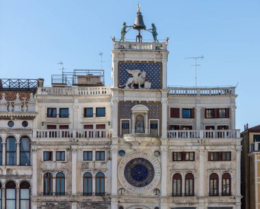 Torre dell Orologio - Venedik, İtalya 'daki St Mark' s saat kulesi