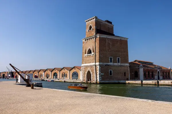 ヴェネツィア イタリア 2022年9月6日 ヴェネツィアのアーセナル アルセンセール ヴェネツィア 以前の造船所と装甲の複合体 ヴェネツィア イタリア ロイヤリティフリーのストック画像