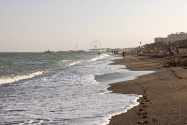 Torremolinos, İspanya - 15 Eylül 2023: Torremolinos, Malaga, Costa del Sol, İspanya