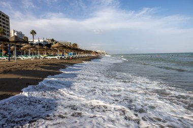 Torremolinos, İspanya - 15 Eylül 2023: Torremolinos, Malaga, Costa del Sol, İspanya