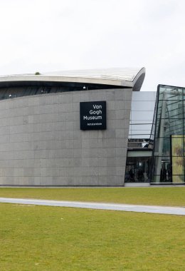  Amsterdam, Hollanda - 21 Nisan 2023: Amsterdam, Hollanda 'daki Van Gogh Müzesi