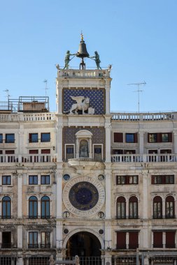 Torre dell Orologio - Venedik, İtalya 'daki St Mark' s saat kulesi