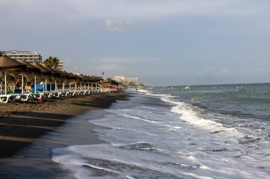 Torremolinos, İspanya - 15 Eylül 2023: Torremolinos, Malaga, Costa del Sol, İspanya