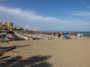 Torremolinos, İspanya - 15 Eylül 2023: Torremolinos, Malaga, Costa del Sol, İspanya