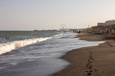 Torremolinos, İspanya - 15 Eylül 2023: Torremolinos, Malaga, Costa del Sol, İspanya