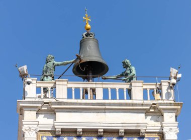 Torre dell Orologio - St Mark s clocktower in Venice, Italy clipart