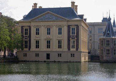 The Hague, Netherlands - April 17, 2023: The Mauritshuis museum building inThe Hague, The Netherlands  clipart