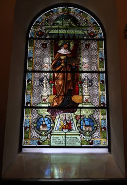 Stockholm, Sweden - July 26, 2023: Interior of the German Church sometimes called St. Gertrude's Church in Stockholm clipart