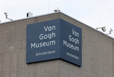  Amsterdam, Hollanda - 21 Nisan 2023: Amsterdam, Hollanda 'daki Van Gogh Müzesi