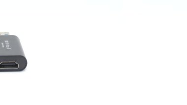 hdmi kablo video whote arkaplanı ayrıntılı