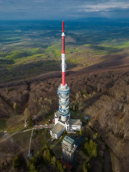 Luftaufnahme Aus Kekesteto Fernsehturm Matra Ungarn — Stockfoto