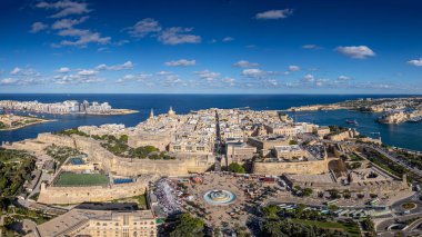 Valetta, Malta 'dan havadan paboramik fotoğraf