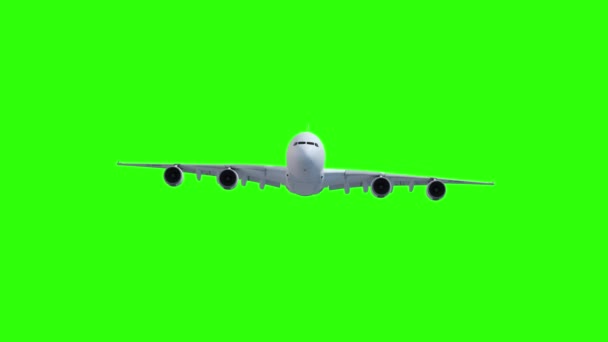 Animation Avion Face Boucle Rendu — Video
