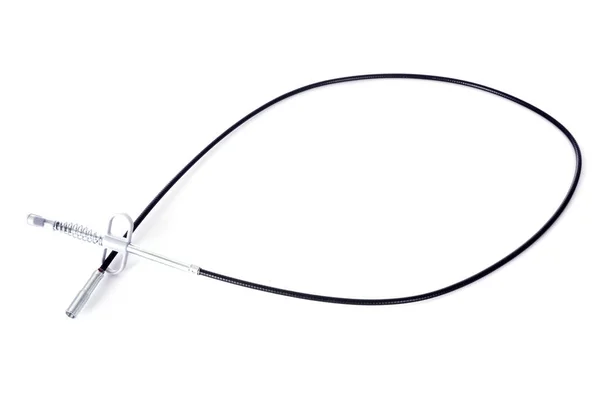 Beyaz Arkaplanın Önündeki Kabloyu Boşalt — Stok fotoğraf