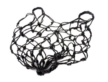 Beyaz arka planda at saman ağı