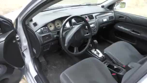 Украина Новомосковск 2022 Mitsubishi Lancer Поколения Выпускались 2000 2007 Год — стоковое видео