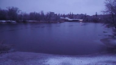 Wet snow before the new year, at least some mood of snow on the eve of the holiday.