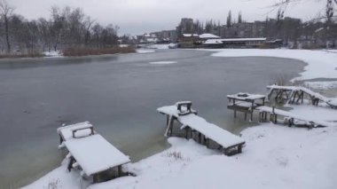 Nature has no war, nature arranged a holiday in winter for several days, for people during the war in Ukraine.