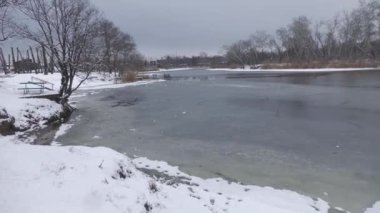 Nature has no war, nature arranged a holiday in winter for several days, for people during the war in Ukraine.