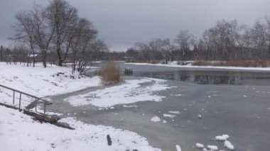 Nature has no war, nature arranged a holiday in winter for several days, for people during the war in Ukraine.