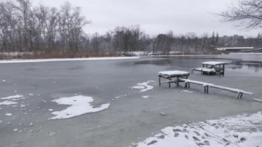 Nature has no war, nature arranged a holiday in winter for several days, for people during the war in Ukraine.