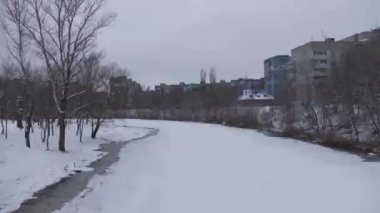 Nature has no war, nature arranged a holiday in winter for several days, for people during the war in Ukraine.