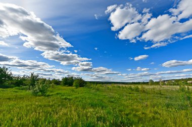 Nehir kıyısı boyunca güzel kırsal manzaralar. Samara Nehri, Ukrayna 'nın en büyük nehri olan Dinyeper' in sol koludur. Kökeni, Donetsk Oblastı 'nın batısındaki Veselaya Gora adlı küçük bir köyden geliyor..