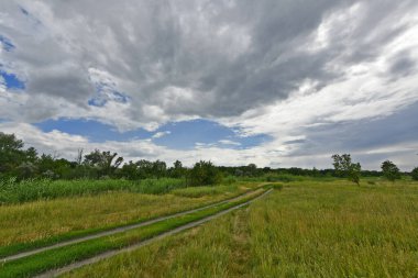 Nehir kıyısı boyunca güzel kırsal manzaralar. Samara Nehri, Ukrayna 'nın en büyük nehri olan Dinyeper' in sol koludur. Kökeni, Donetsk Oblastı 'nın batısındaki Veselaya Gora adlı küçük bir köyden geliyor..