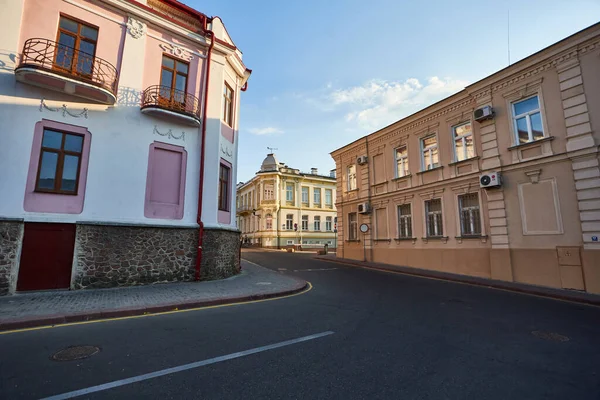 Grodno Vitryssland Juni 2019 Härliga Tomma Gator Staden — Stockfoto