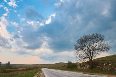 Kırım 'da Belogorsk şehrinin çevresi